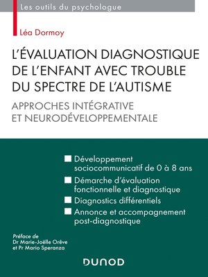cover image of L'évaluation diagnostique de l'enfant avec trouble du spectre de l'autisme